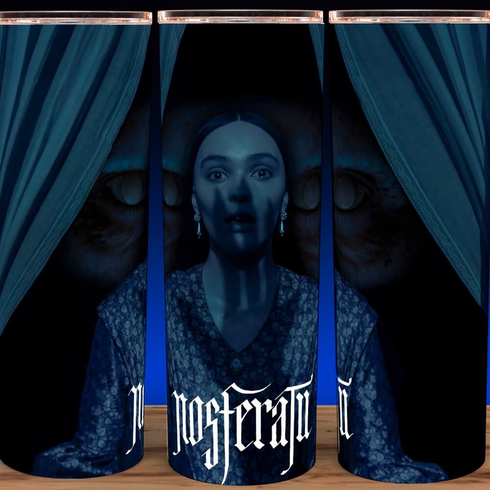 Nosferatu Ellen Hutter and Count Orlok Cup Mug Tumbler